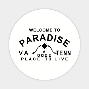 Paradise CVB black text Magnet